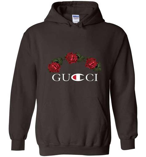 gucci red hoodie|Gucci champion collab hoodie.